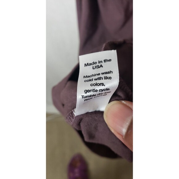 Michael Stars Dress Small Bodycon Brown Ruched Copper Metallic Trim USA Sexy - Picture 8 of 11